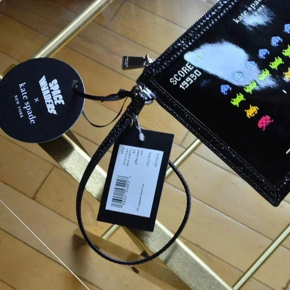 Kate Spade Space Invaders Large Wristlet KI754 - Picture 3 of 7